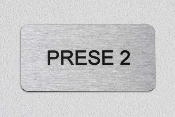 Prese 2 - Alluminio anodizzato