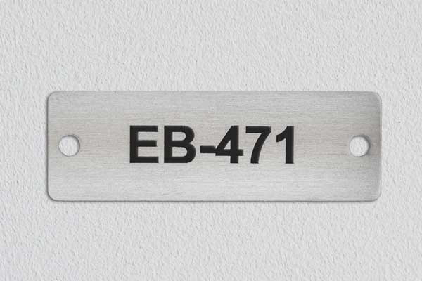 Acciaio inciso - marcatura cavi