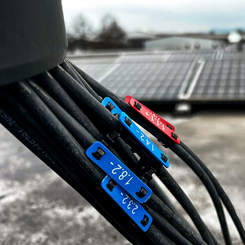 Segnacavi fotovoltaico