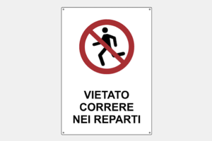 plastica vietato correre